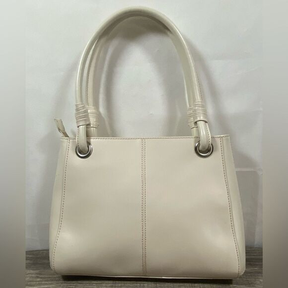 WILSONS LEATHER Genuine Leather Cream Handbag - Picture 2 of 10